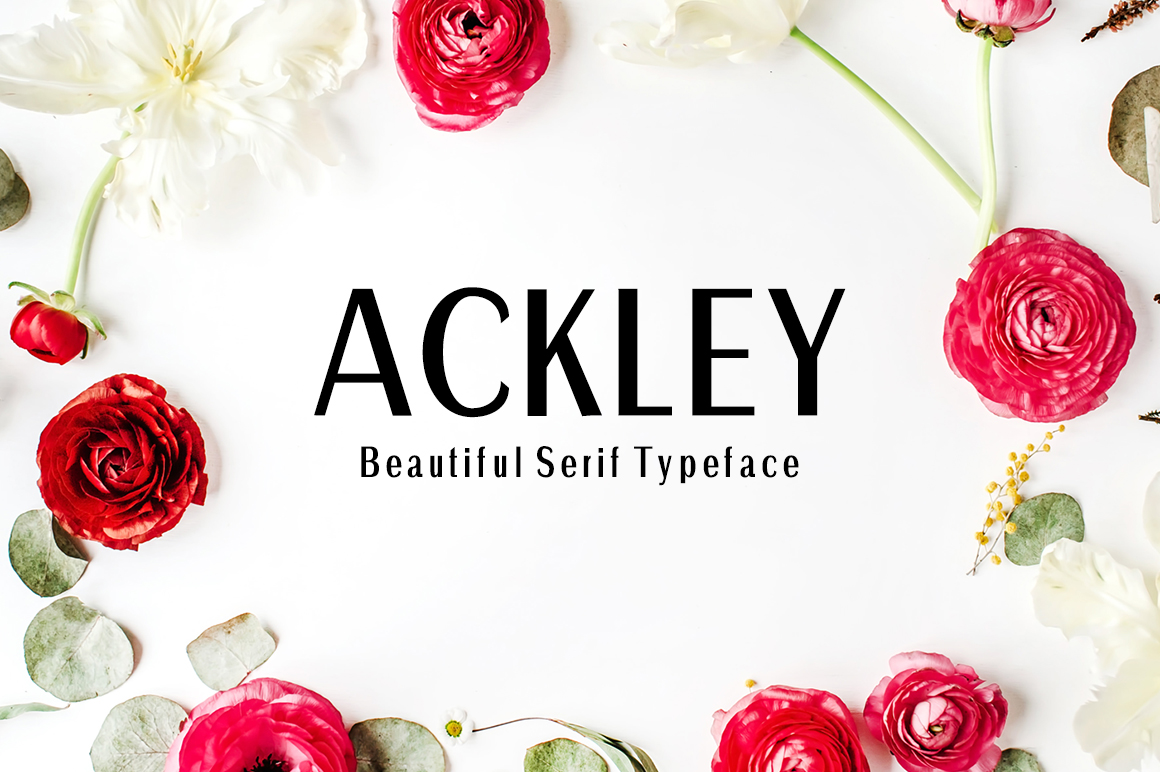 Ackley: A Bold Sans Serif Font for Modern Design