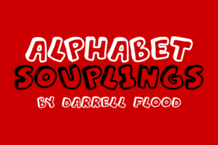 Alphabet Souplings: A Playful Typeface with Soft Depth