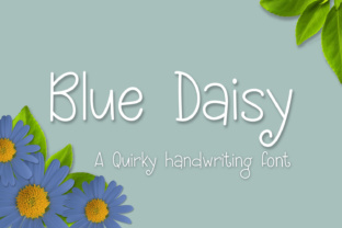 Blue Daisy: A Thin and Quirky Handwritten Font for Playful Design