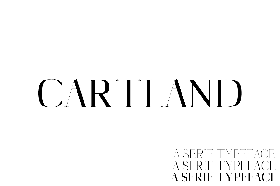 Cartland: Modern High Contrast Serif Font