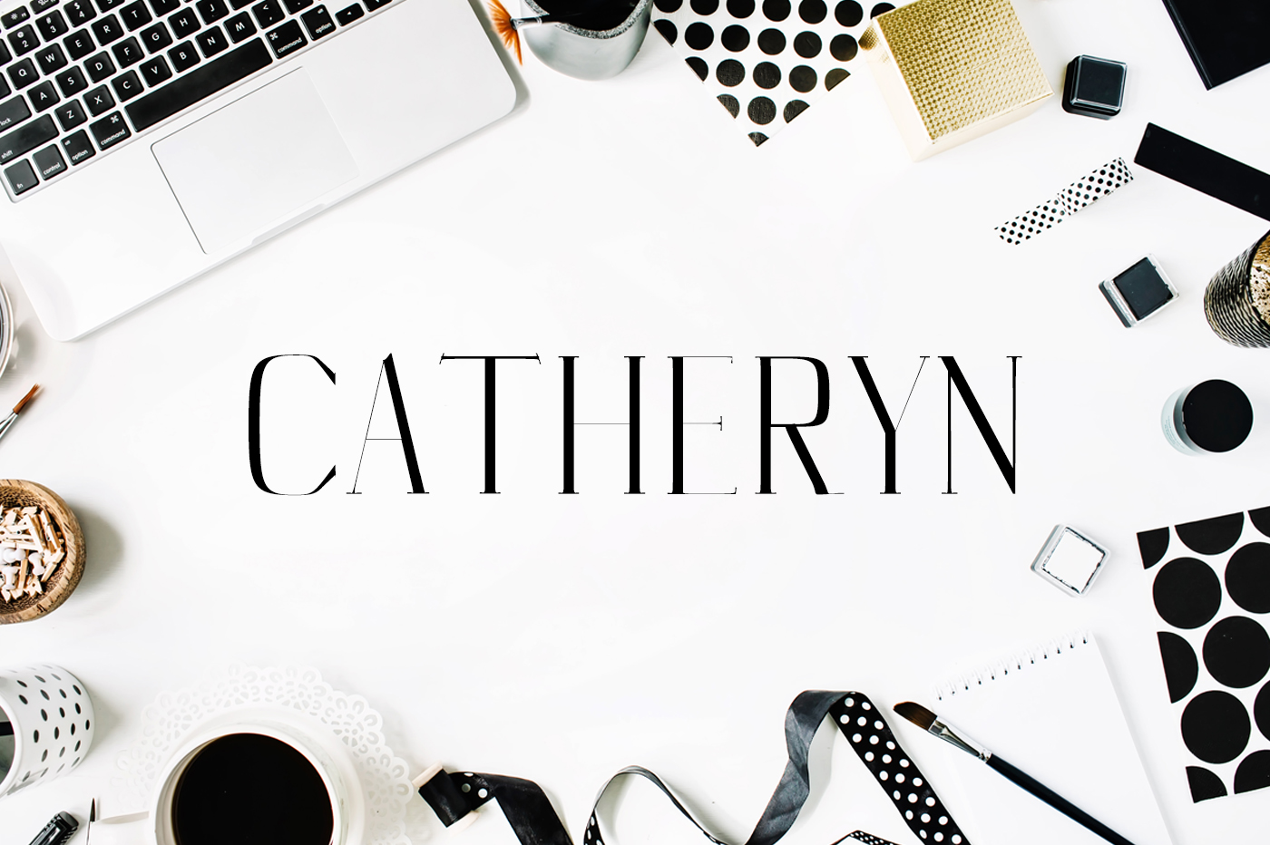Catheryn: A Didone Modern Typeface for Strategic Communication and Design