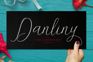 Danliny: A Romantic Script Font for Thoughtful Design