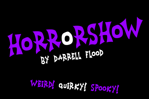 Horrorshow: The Perfect Display Font for Haunted Houses and Spooky Occasions