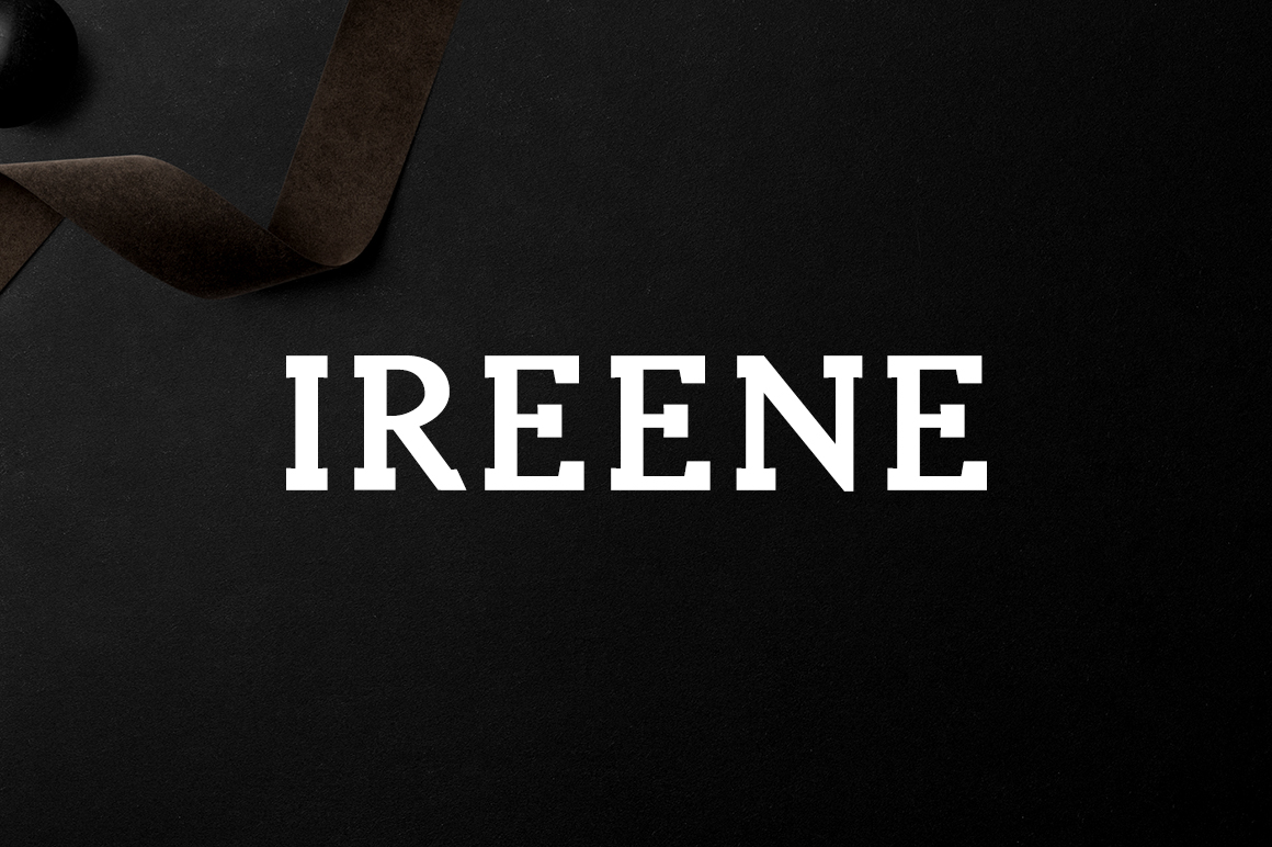 Ireene: A Slab Serif Font Built for Strategy, Not Just Style