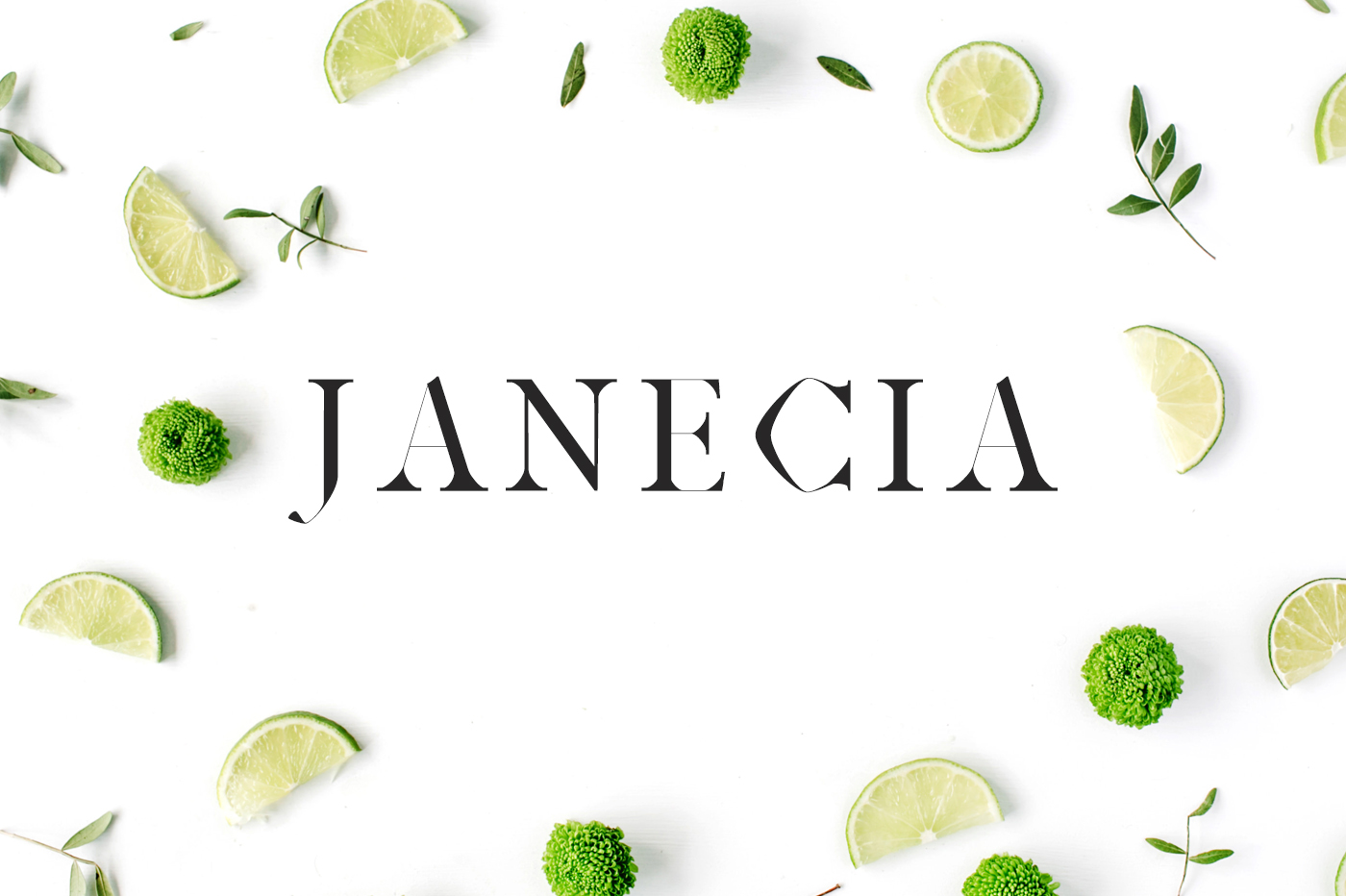 Janecia: A Serif Font for Timeless Design