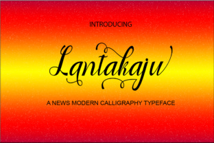 Lantakaju: A Modern Calligraphic Font Built for Real Workflows