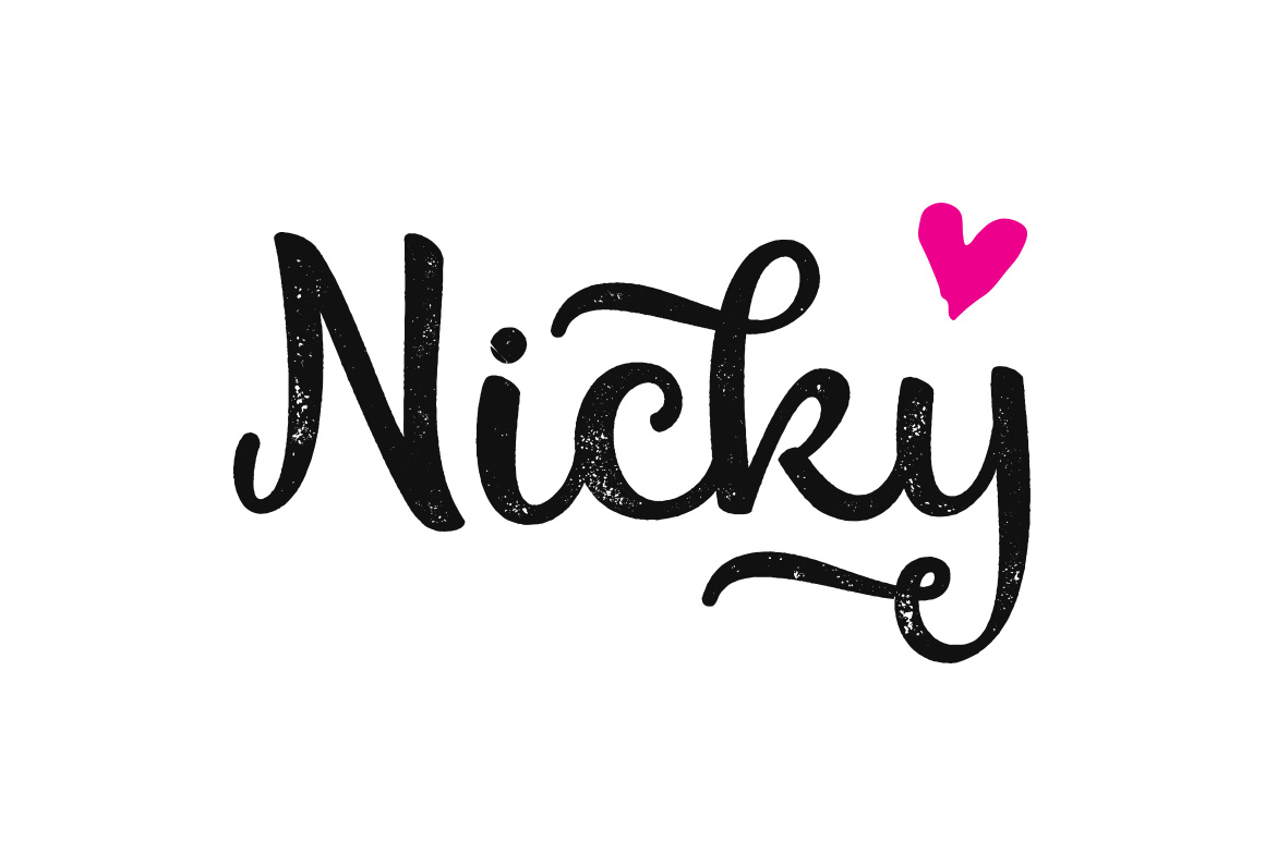 Nicky: A Handwritten Script Font That Balances Boldness and Delicacy in Strategic Design