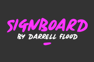 Signboard: A Rounded, Casual Display Sans Serif for Projects That Need Personality