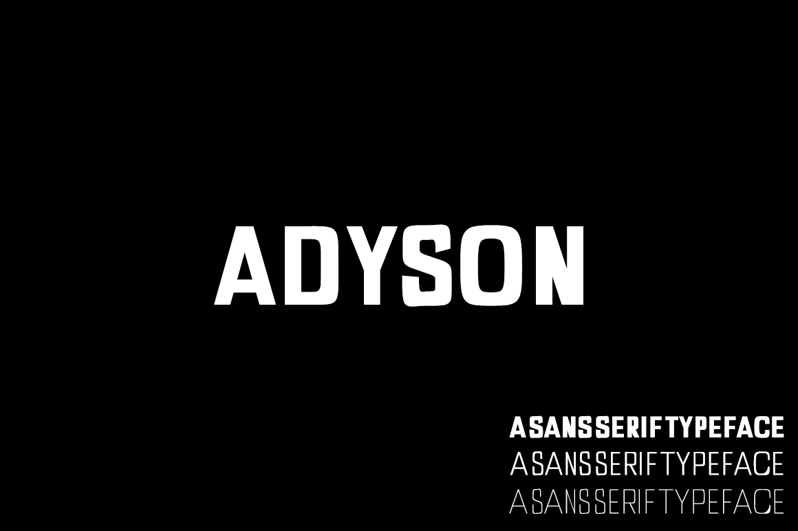 Why Adyson Is the Bold Sans Serif Font Redefining Visual Communication