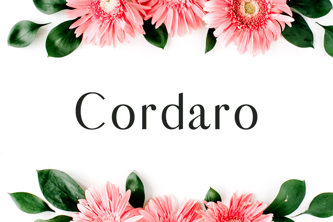 Why Cordaro Is the Serif Font Your Collection Needs